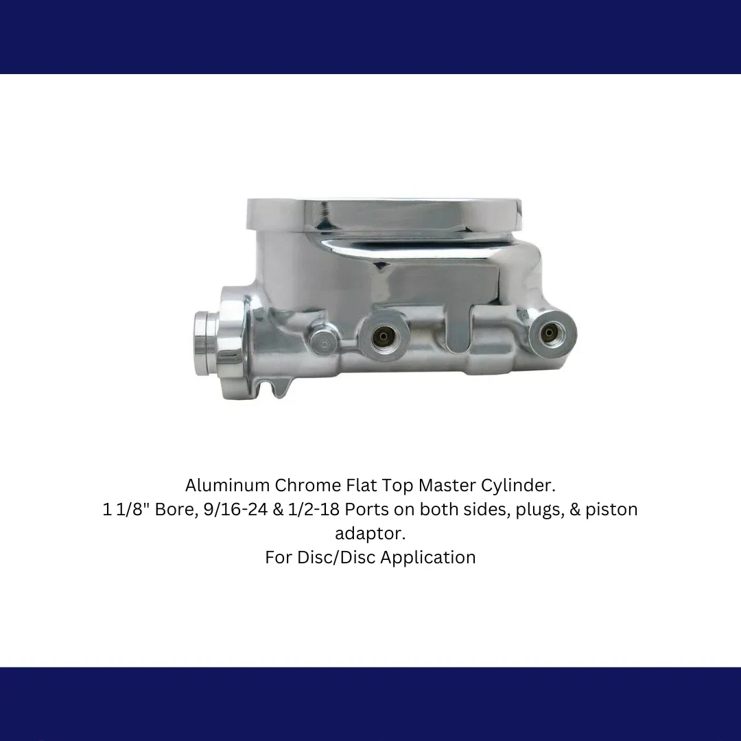 Aluminum Chrome Flat Top Master 1-1_8_ Bore MC2912ACHFT